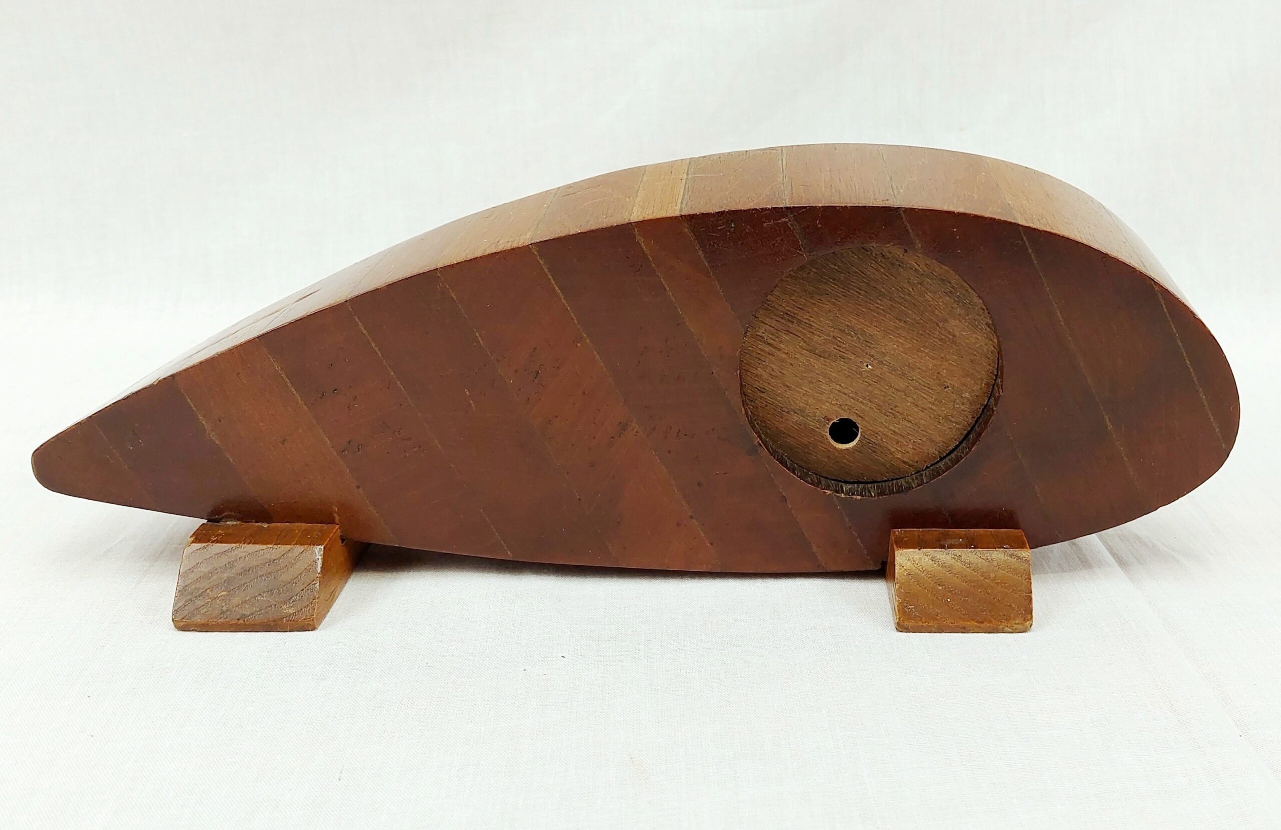 WW1 Laminated Propeller Section With Quartz Clock And RAF Badge - Image 6