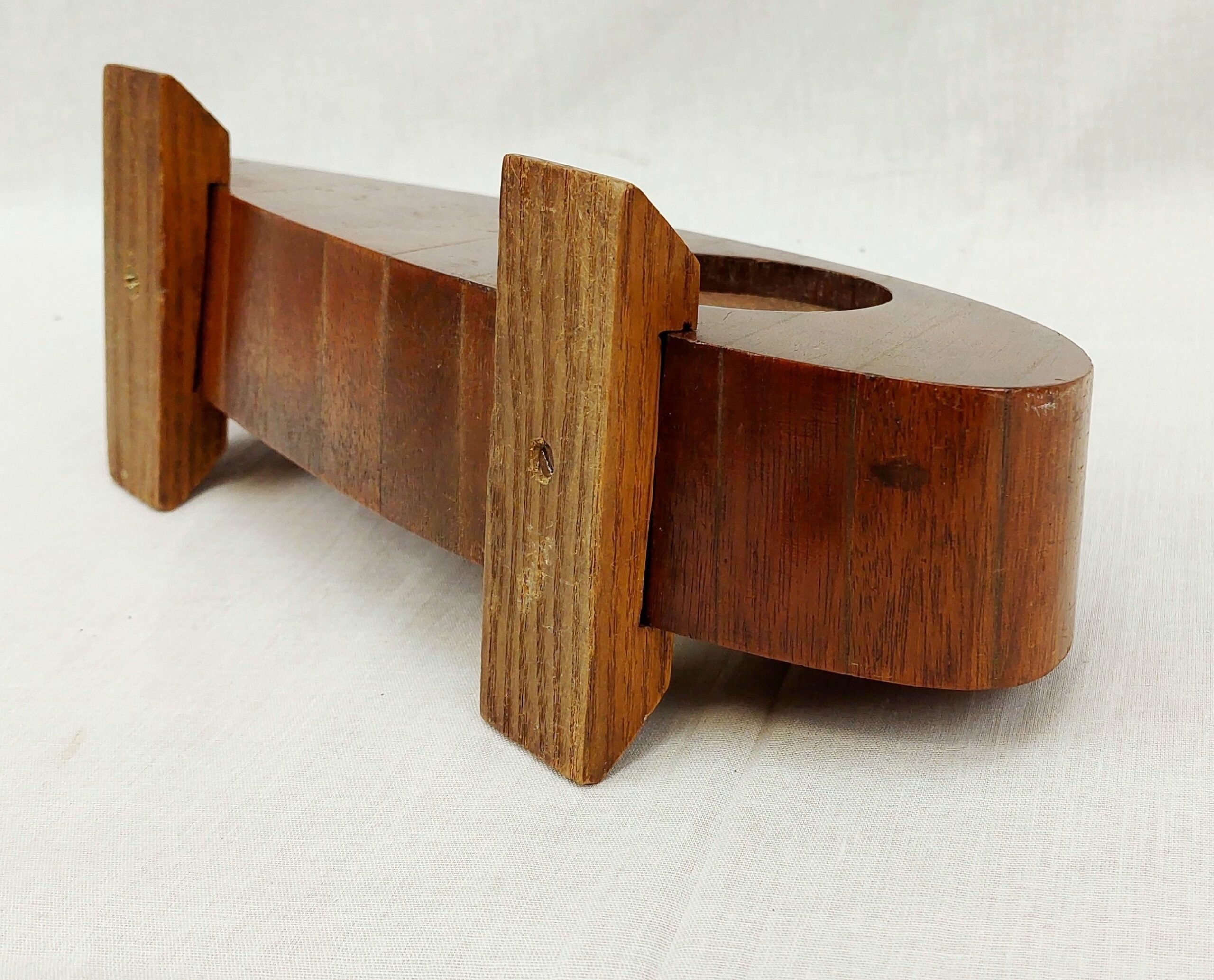 WW1 Laminated Propeller Section With Quartz Clock And RAF Badge - Image 7