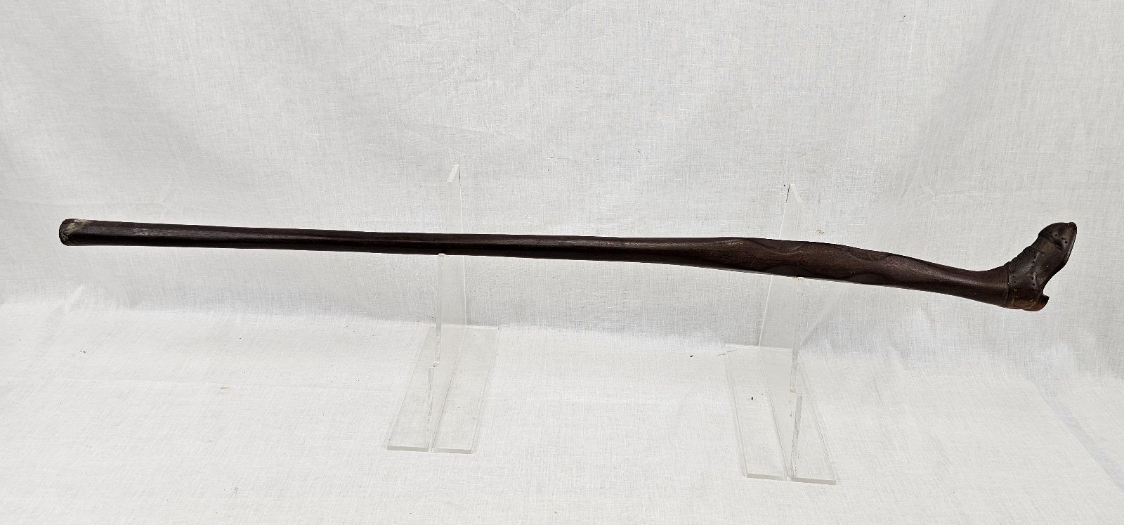 WW1 Prisoner of War Hardwood Walking Stick with Shoe Grip