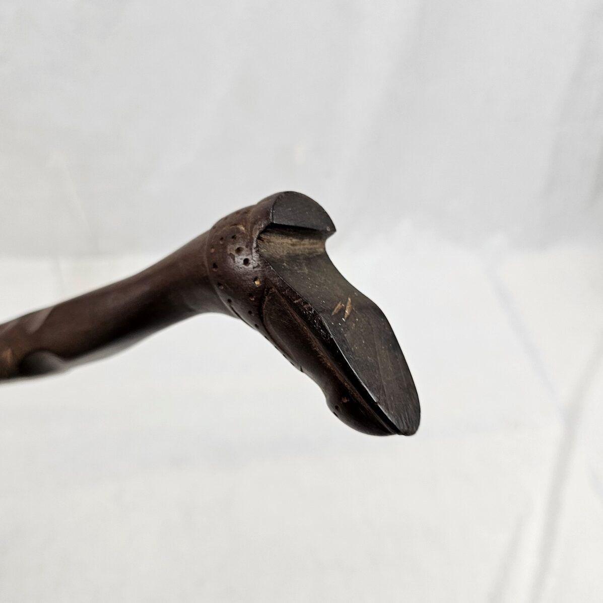 WW1 Prisoner of War Hardwood Walking Stick with Shoe Grip - Image 8