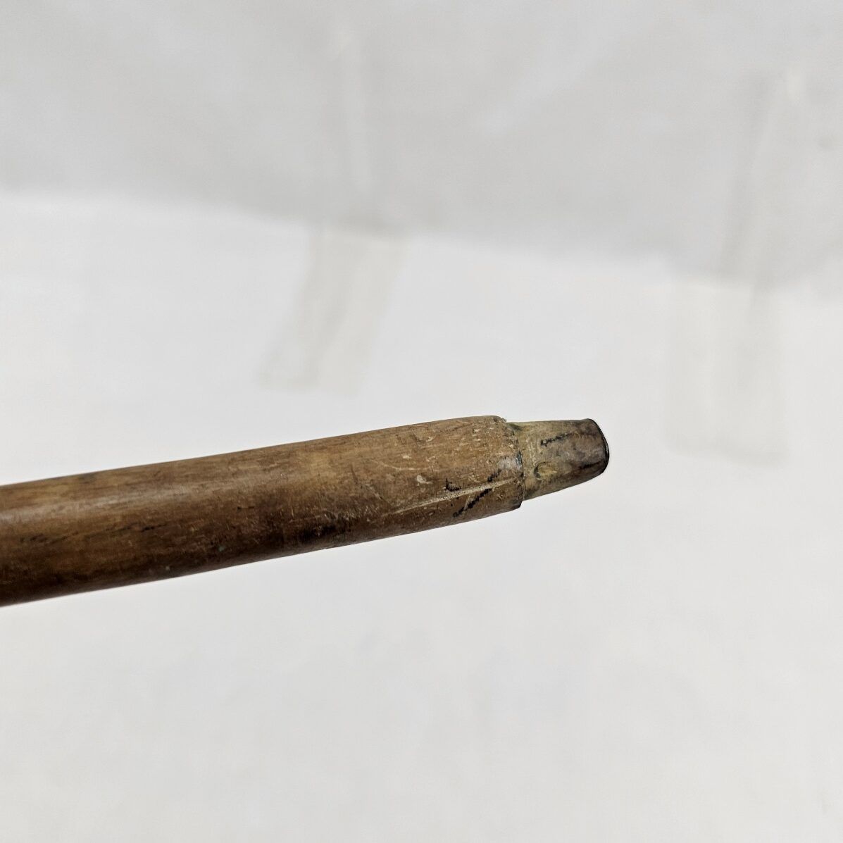 WW1 Turkish Prisoner of War Carved Horse Head Wooden Walking Stick - Image 8