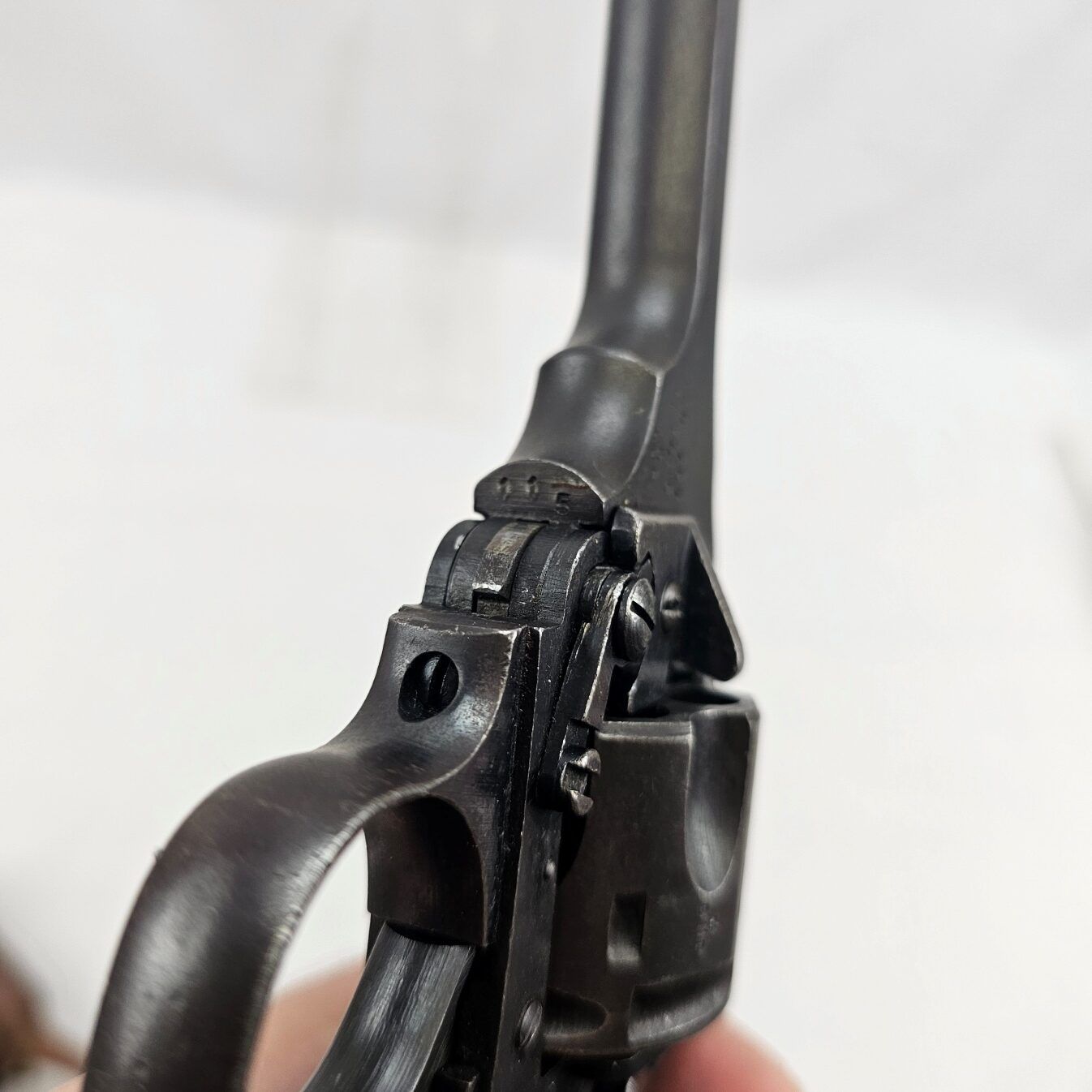 WW2 British Webley Mk IV .38 Cal SN. B66115 - Deactivated - Image 17