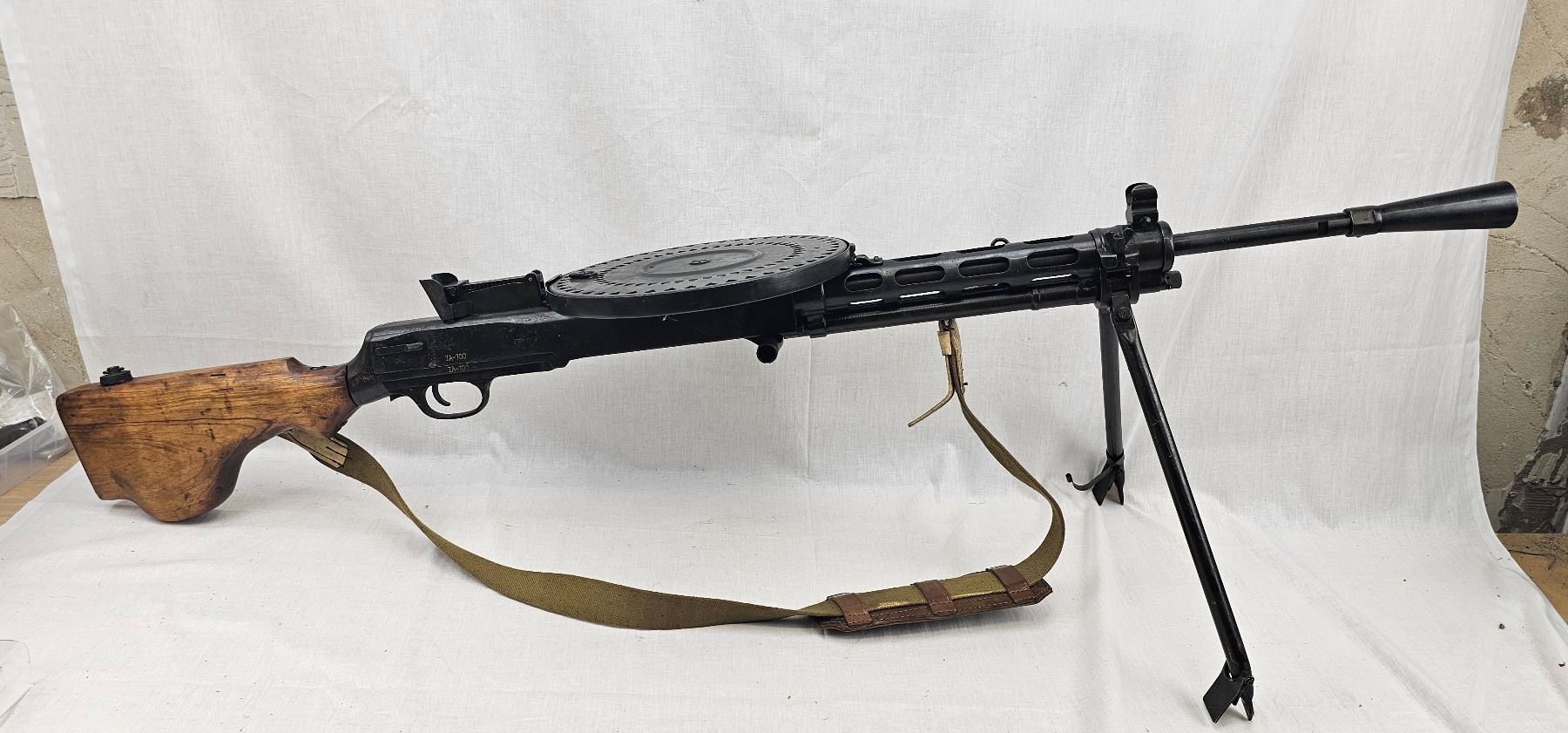 WW2 Soviet Russia 1945 Dated DP28 Light Machine Gun Sn. C3787 - Old Spec Deactivated