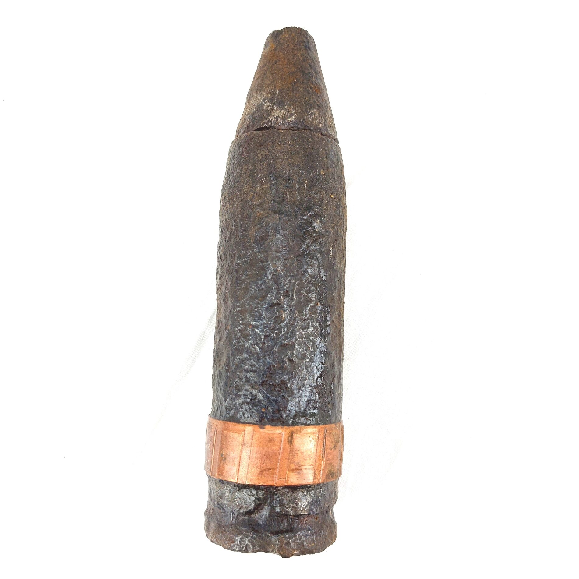 Relic: WW2 era, 2 Pounder Armour Piercing Projectile (Shell Head), Inert - Image 2