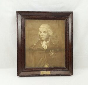 1908 Ward Room Officers HMS Impacable Edwardian Print Of Lord Nelson