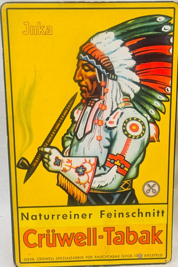 1920s German Crunwell Tabank Shop Sign