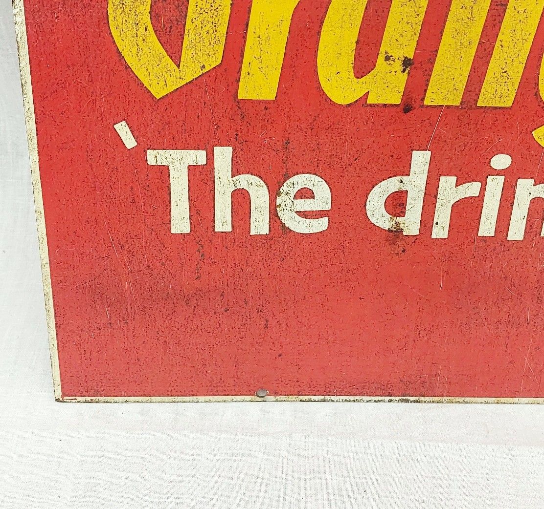 1960s Orange Maid Ice Lolly Double Sided Advertising Sign - Image 12