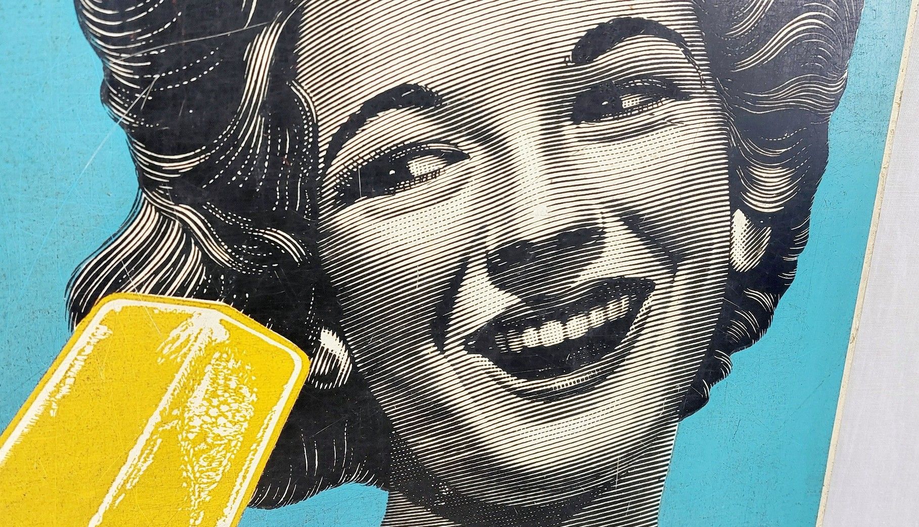 1960s Orange Maid Ice Lolly Double Sided Advertising Sign - Image 11
