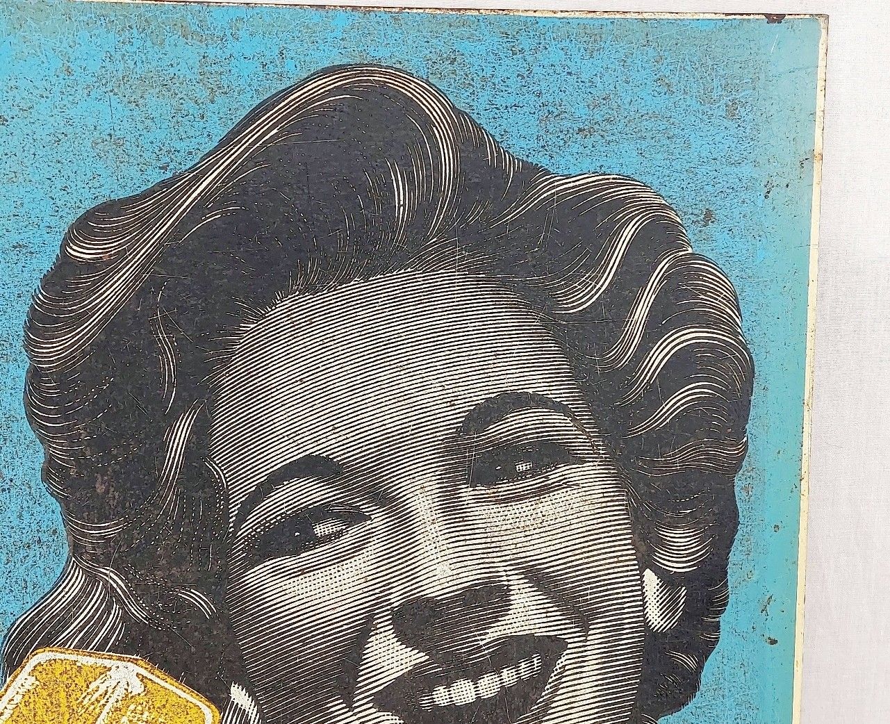 1960s Orange Maid Ice Lolly Double Sided Advertising Sign - Image 5