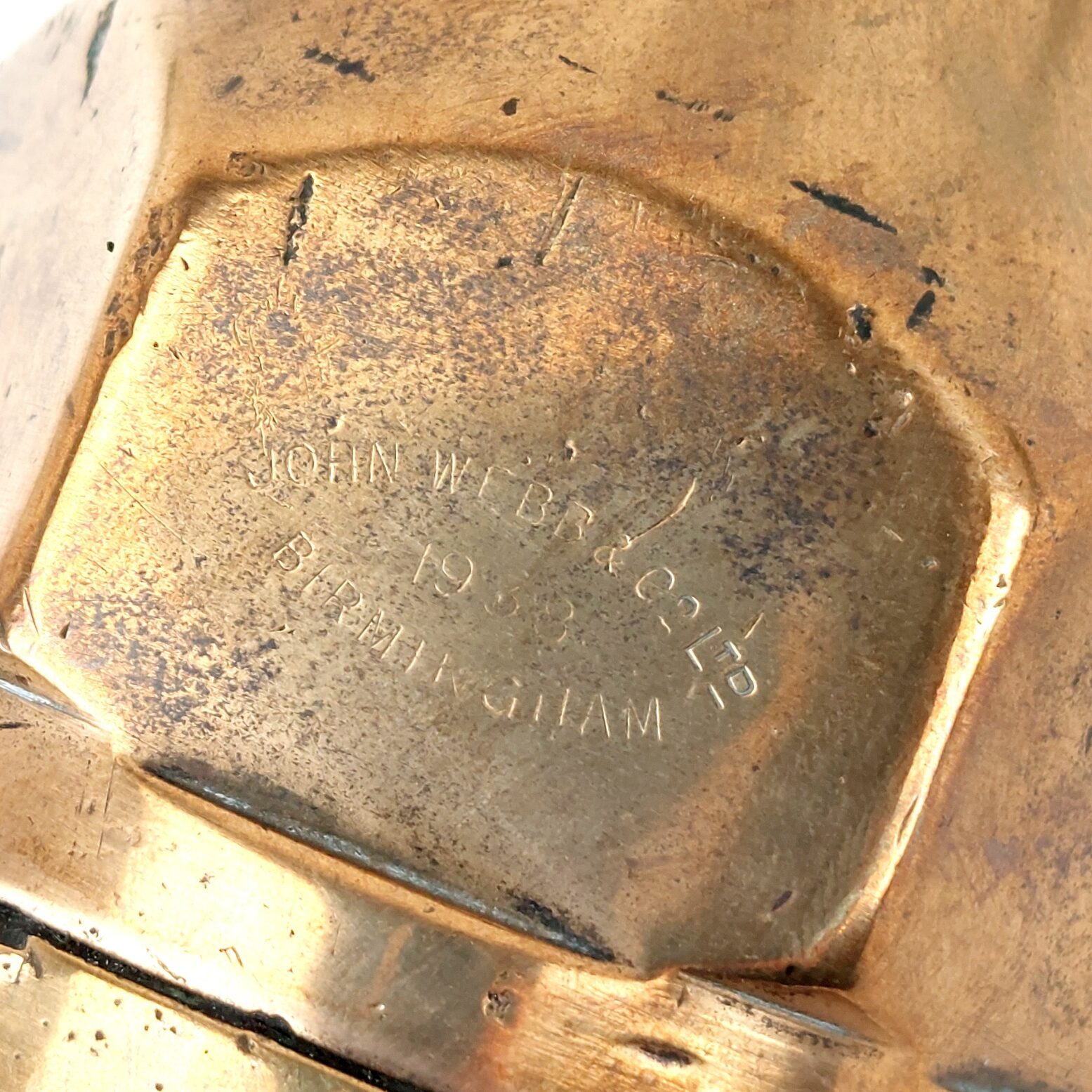 British, Interwar, George VI Brass Fire Hose Nozzle, Dated 1938, Made by John Webb & Co Ltd, Birmingham - Image 12