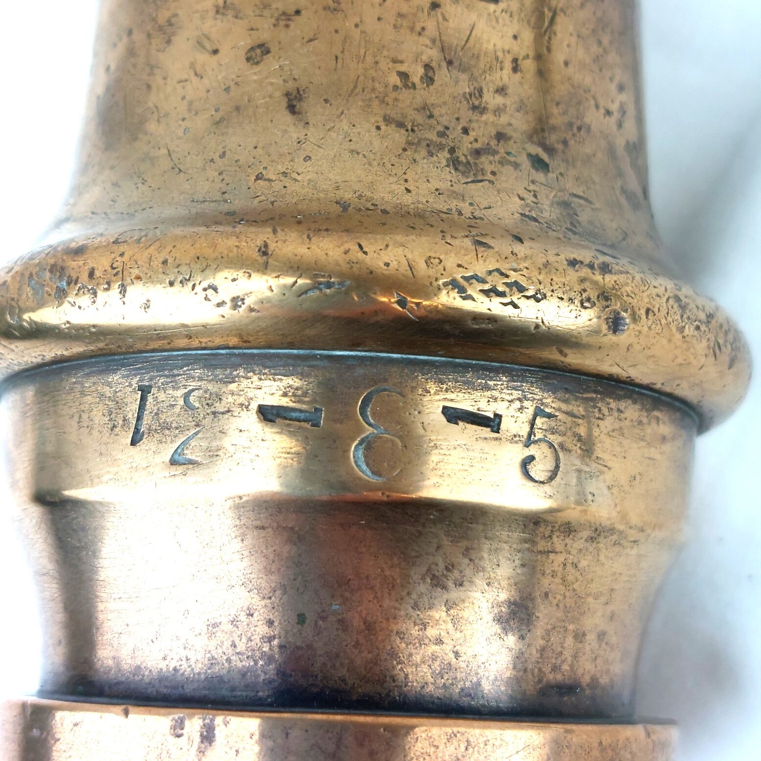 British, Interwar, George VI Brass Fire Hose Nozzle, Dated 1938, Made by John Webb & Co Ltd, Birmingham - Image 13