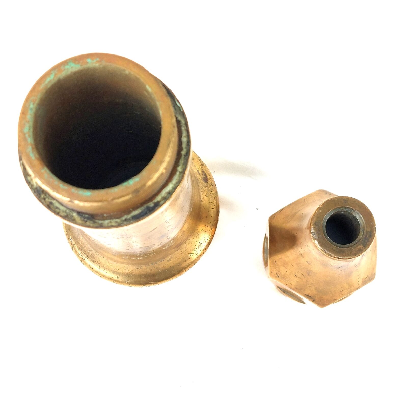 British, Interwar, George VI Brass Fire Hose Nozzle, Dated 1938, Made by John Webb & Co Ltd, Birmingham - Image 5