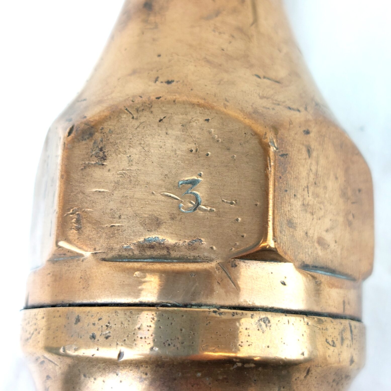 British, Interwar, George VI Brass Fire Hose Nozzle, Dated 1938, Made by John Webb & Co Ltd, Birmingham - Image 9