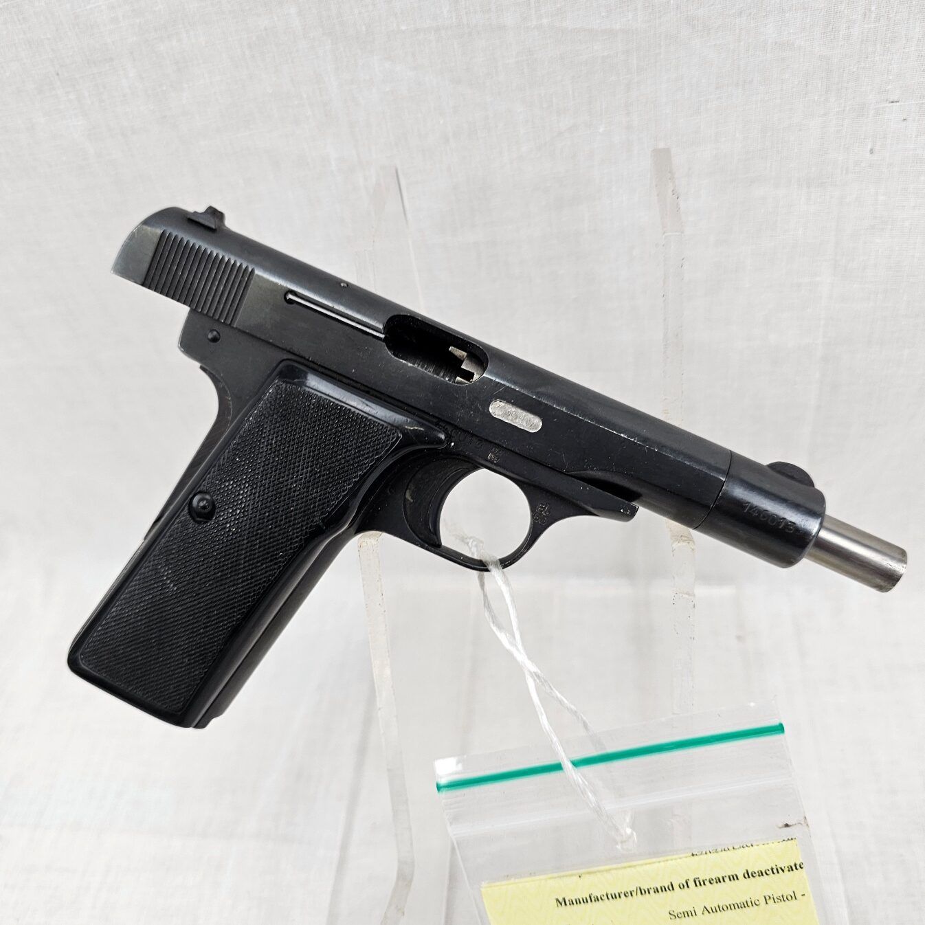 Browning/FN Model 1910/1922 Cal 7.65mm Semi-Automatic Pistol – Deactivated - Image 15
