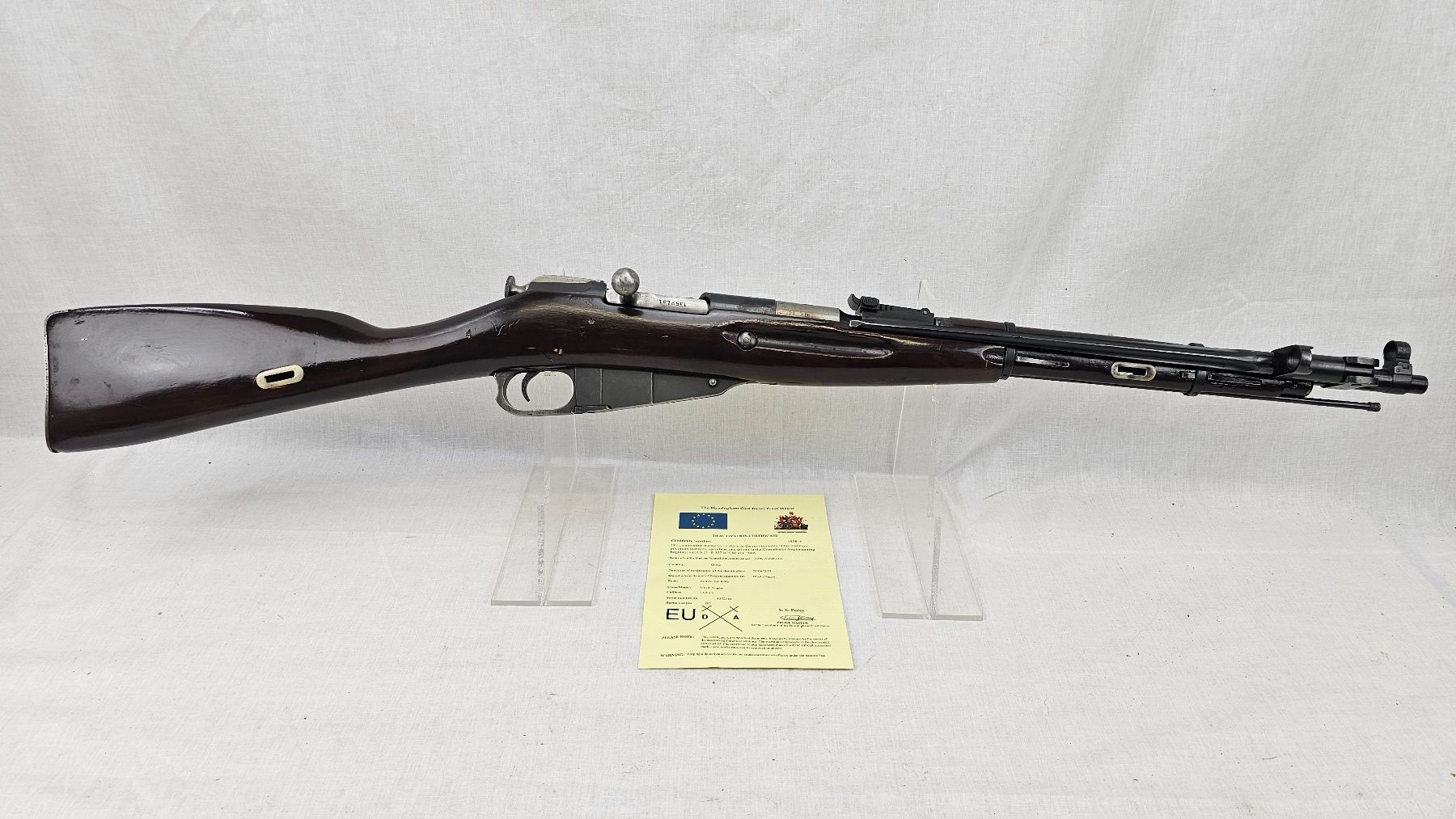 Chinese Mosin-Nagant Carbine with Bayonet - Deactivated