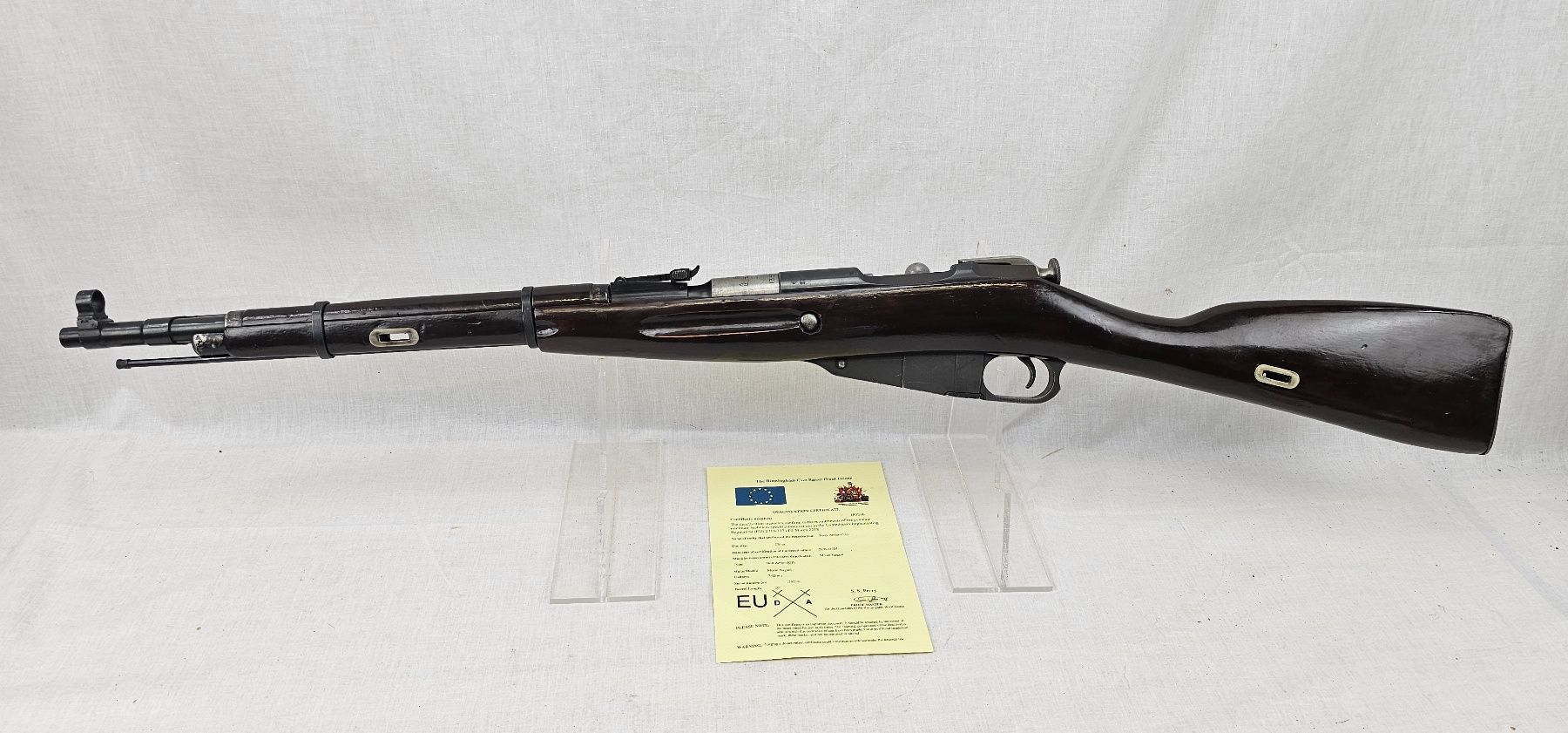 Chinese Mosin-Nagant Carbine with Bayonet - Deactivated - Image 9