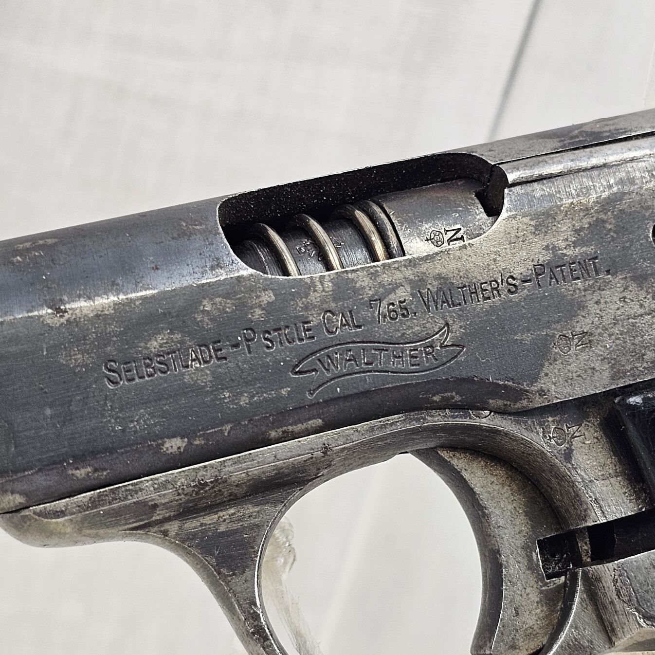 German WW1 Era Walther Model 4 Semi-Automatic Pistol - Deactivated - Image 4