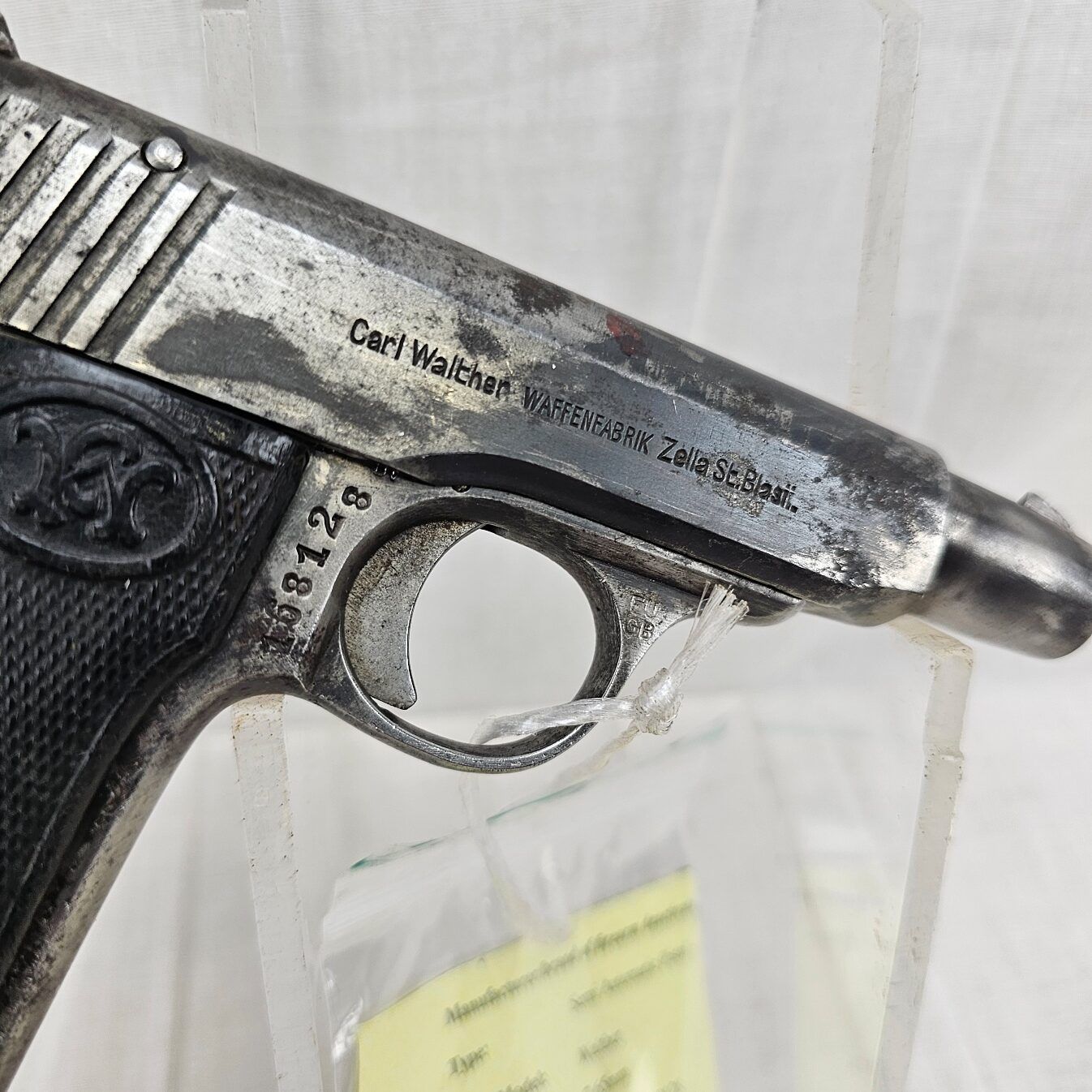 German WW1 Era Walther Model 4 Semi-Automatic Pistol - Deactivated - Image 6