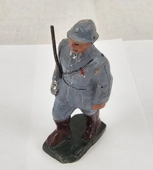 Pre-WW2 Elastolin Composite Figure Of French Infantryman