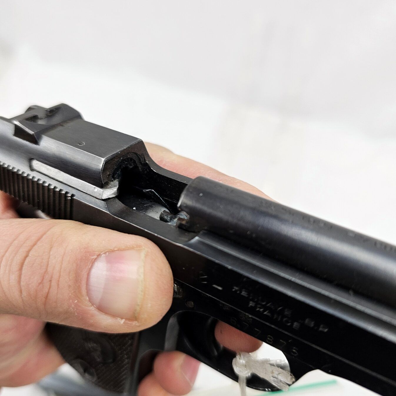 Pre-WW2 French Unique Model L Semi-Automatic Pistol - Deactivated - Image 17