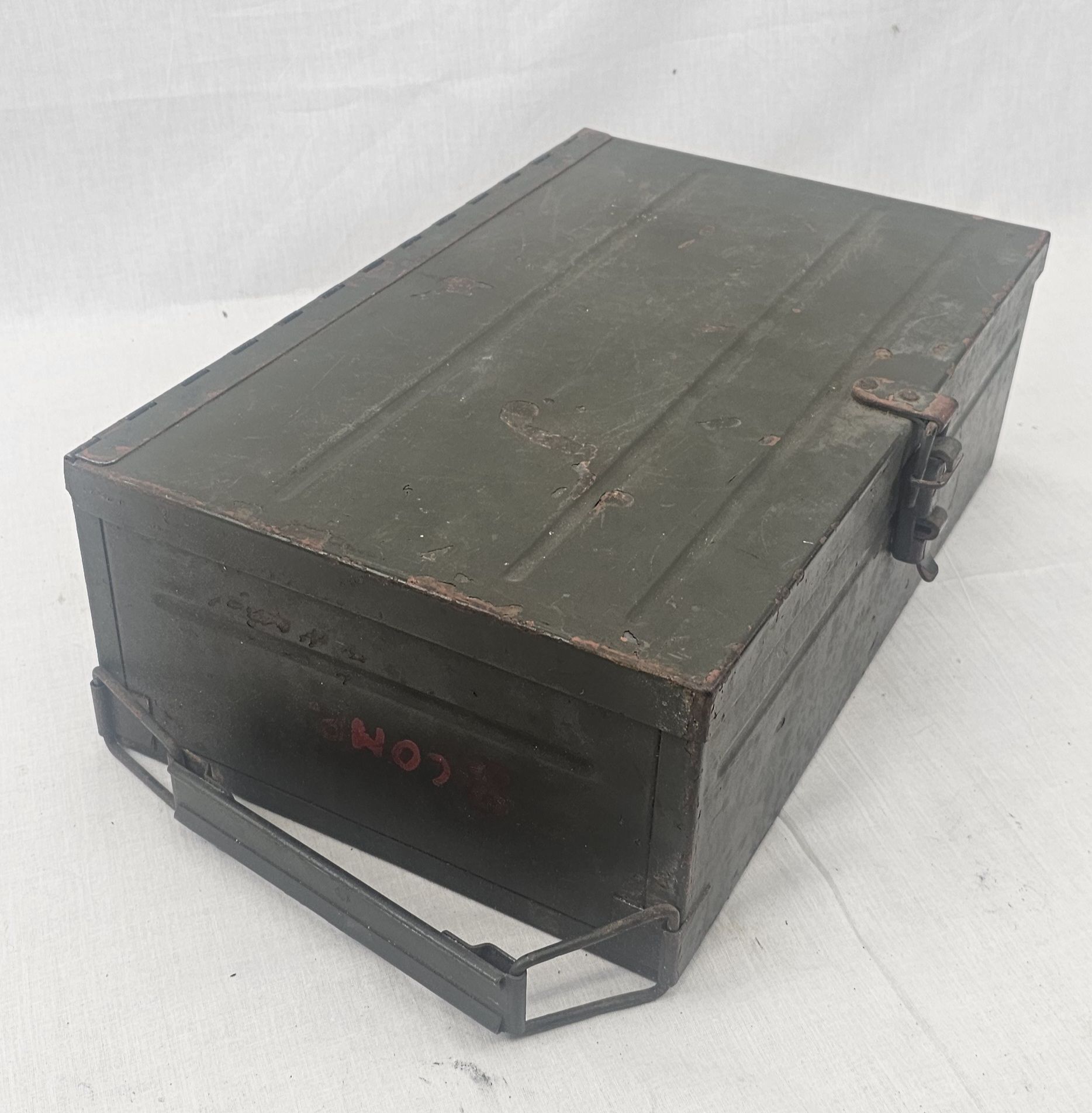 Rare Italian 7.62 Bren Ammunition Box with 12 Magazines - Image 6