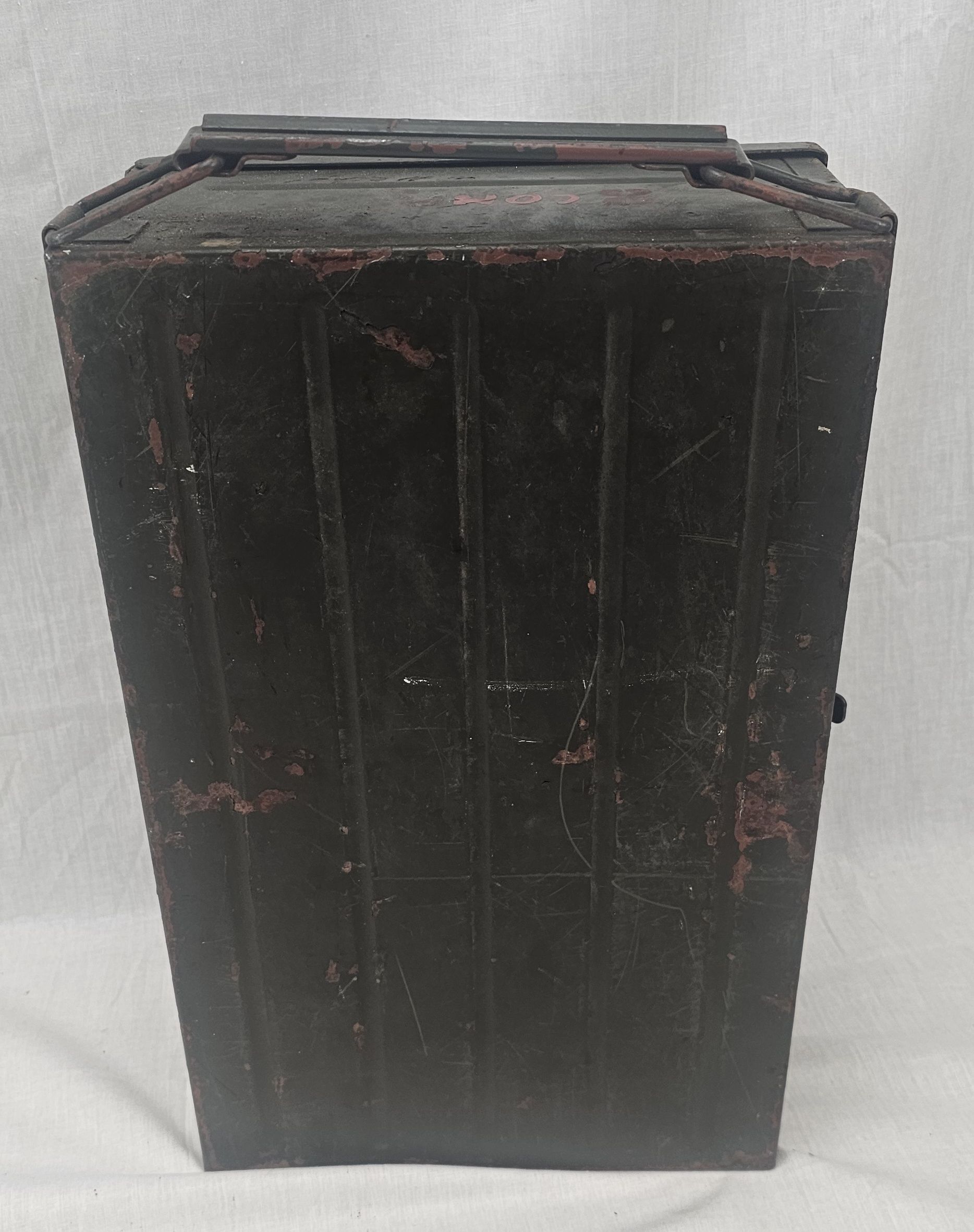 Rare Italian 7.62 Bren Ammunition Box with 12 Magazines - Image 7