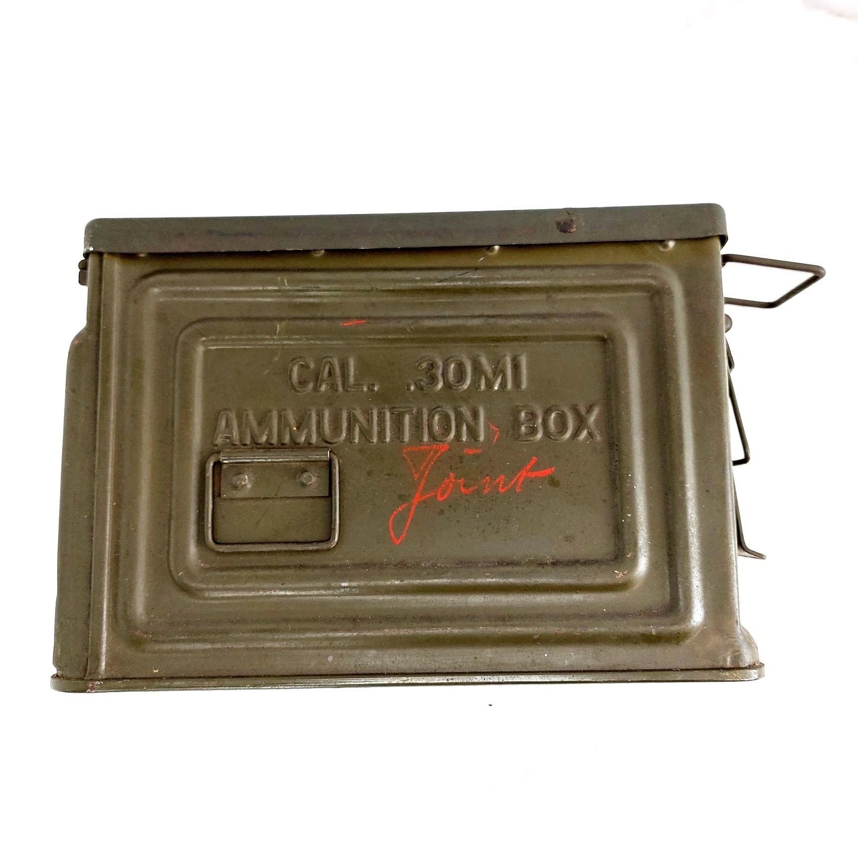 USA, WW2, Browning M1919A4 .30 AN/M2 (Army-Navy) Heavy Machine Gun, Made by Rock Island Arsenal, 7.62 cal Israeli Conversion No.2. Mark A, with Tripod, Ammo Box, Inerts & Original Cover, Old Spec Deactivated - Image 31