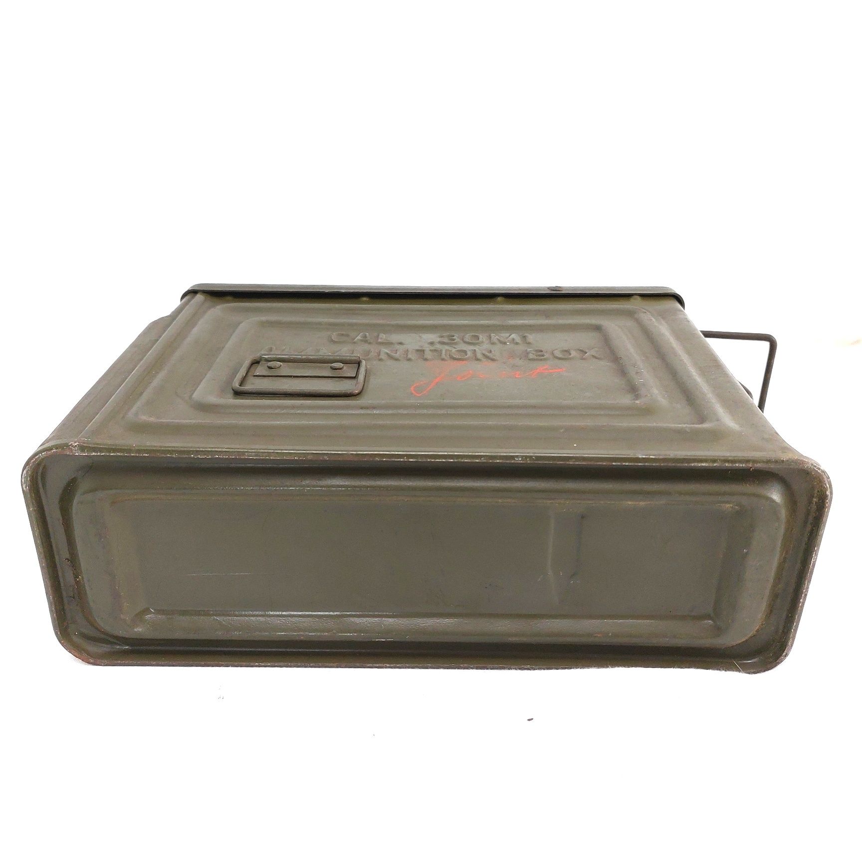 USA, WW2, Browning M1919A4 .30 AN/M2 (Army-Navy) Heavy Machine Gun, Made by Rock Island Arsenal, 7.62 cal Israeli Conversion No.2. Mark A, with Tripod, Ammo Box, Inerts & Original Cover, Old Spec Deactivated - Image 32