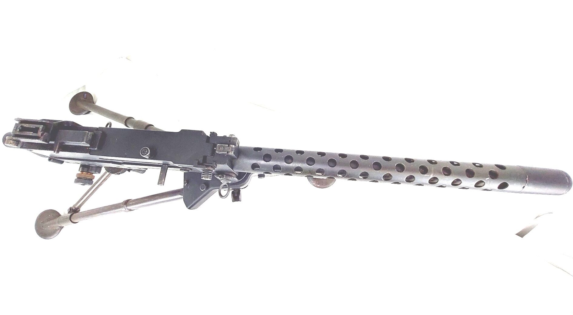 USA, WW2, Browning M1919A4 .30 AN/M2 (Army-Navy) Heavy Machine Gun, Made by Rock Island Arsenal, 7.62 cal Israeli Conversion No.2. Mark A, with Tripod, Ammo Box, Inerts & Original Cover, Old Spec Deactivated - Image 5