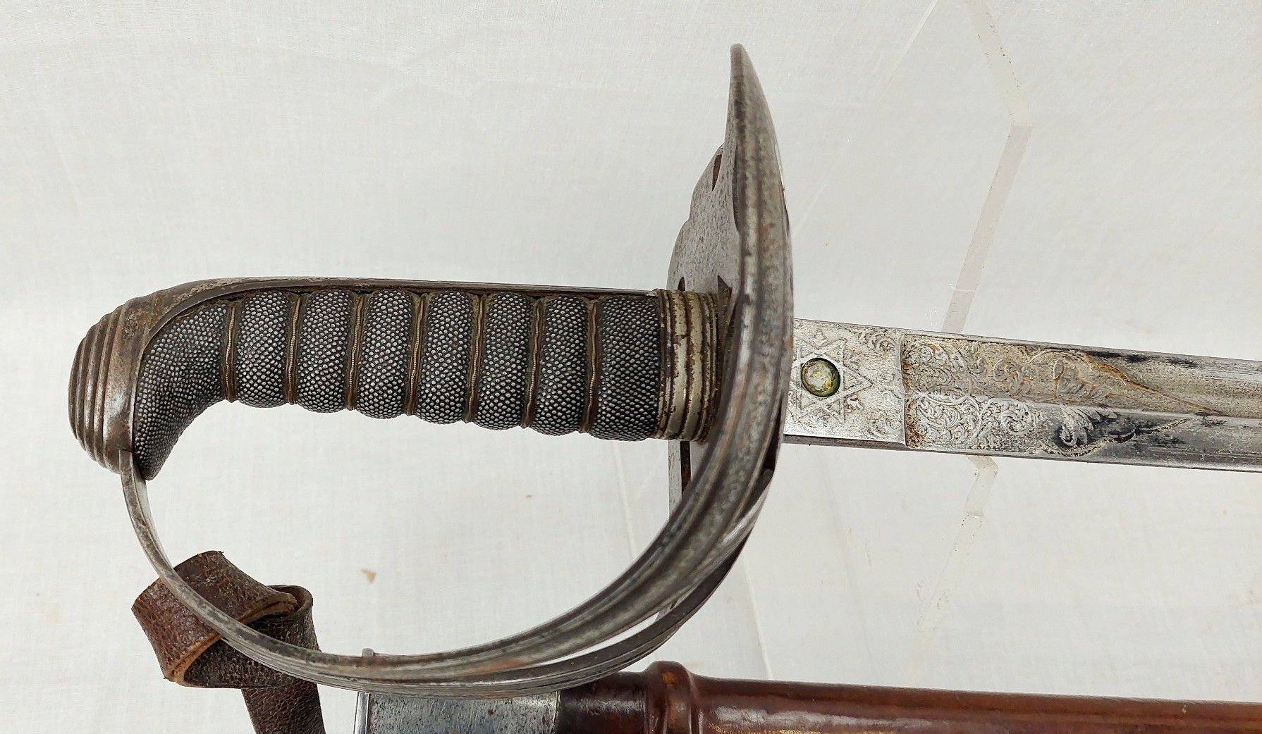 Victorian Hampshire Rifles Volunteers Officers 1892 Pattern Sword - Image 26
