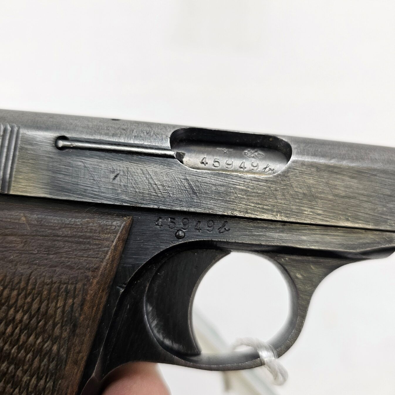 WW2 German Nazi Browning/FN Model 1922 Cal.32 Semi-Automatic Pistol - Deactivated - Image 11