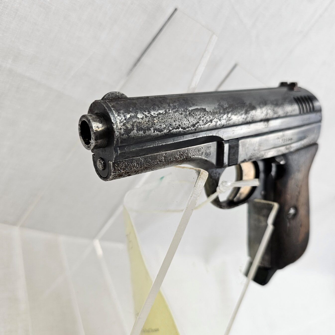 WW2 Era German Nazi Czech made CZ28 Semi-Automatic Pistol - Deactivated - Image 5