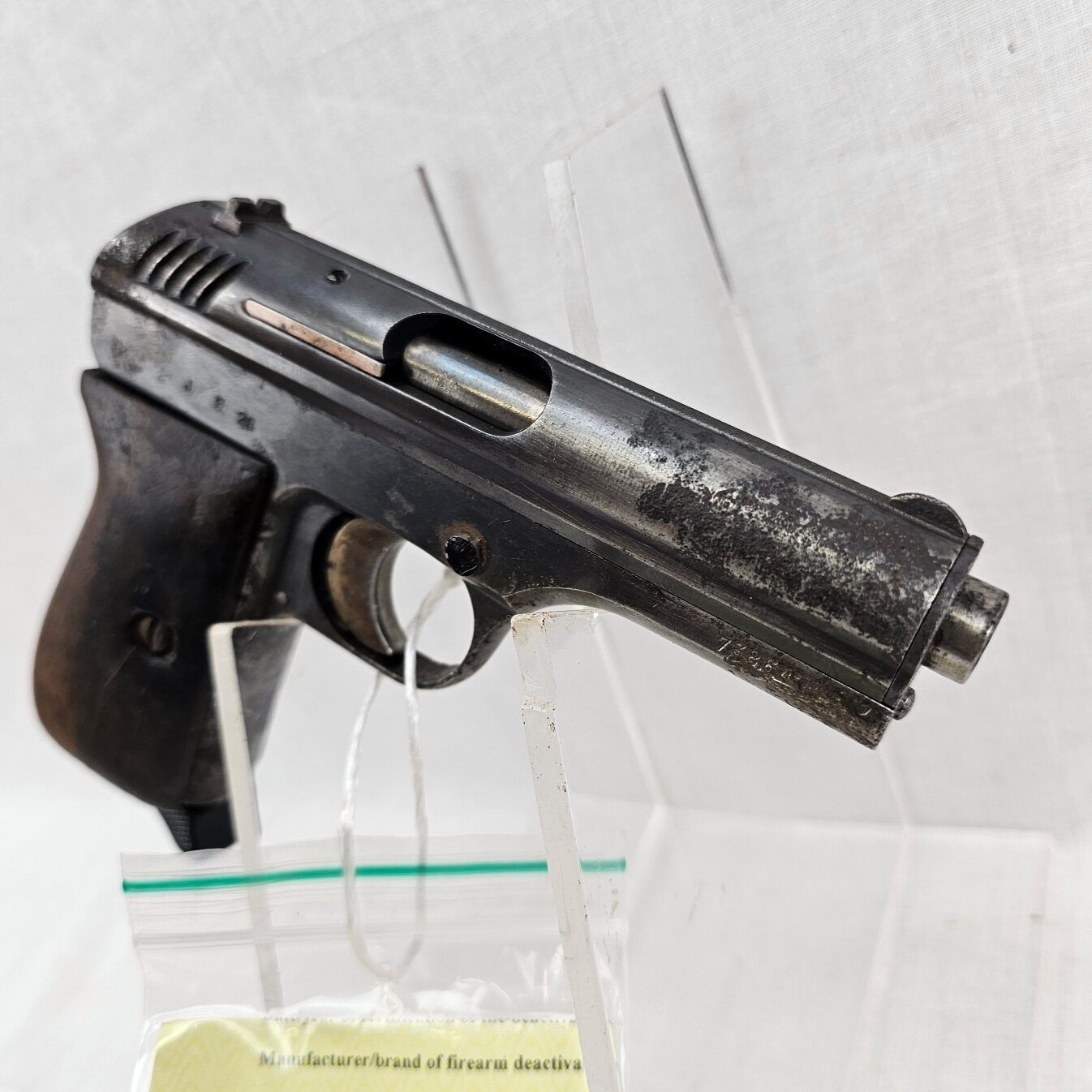 WW2 Era German Nazi Czech made CZ28 Semi-Automatic Pistol - Deactivated - Image 9