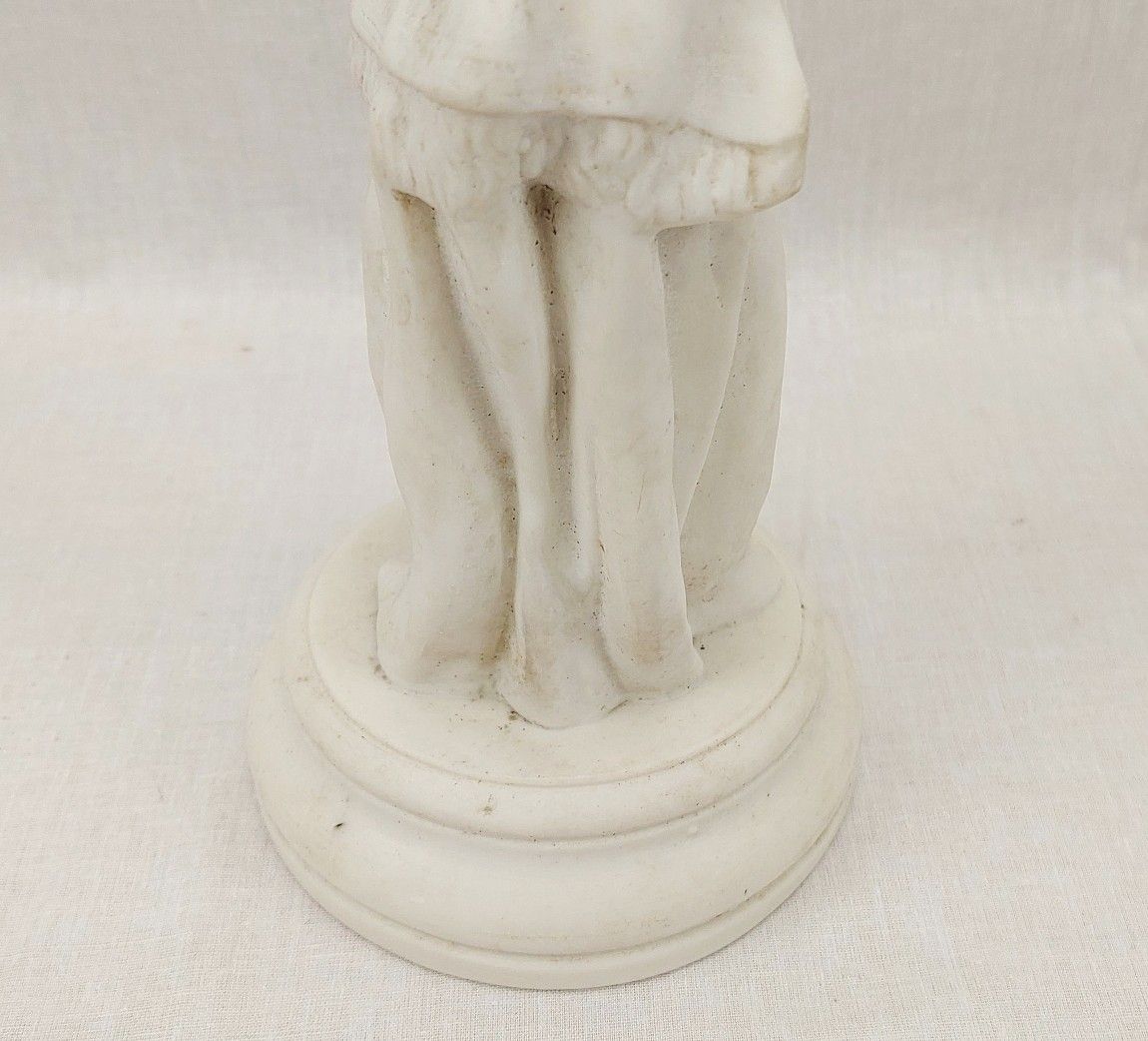 c1850 Victorian Parian Ware Lady Figurine - Image 8