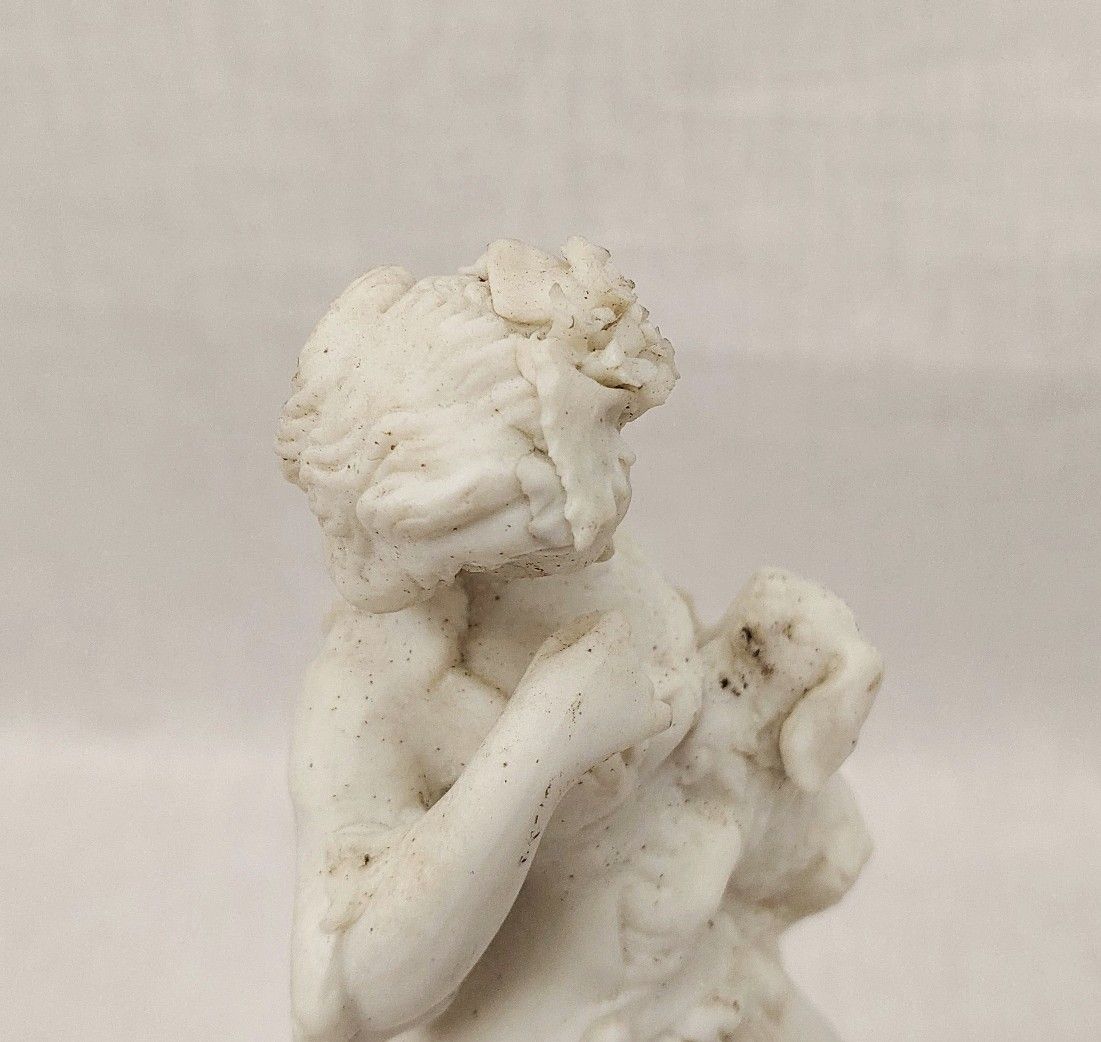 c1850 Victorian Parian Ware Lady Figurine - Image 7