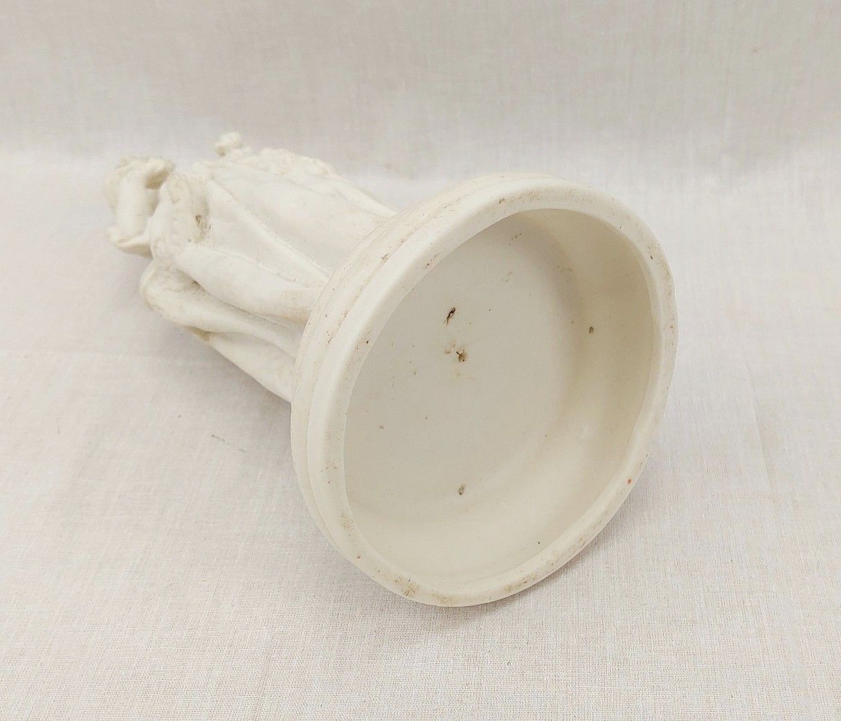 c1850 Victorian Parian Ware Lady Figurine - Image 5