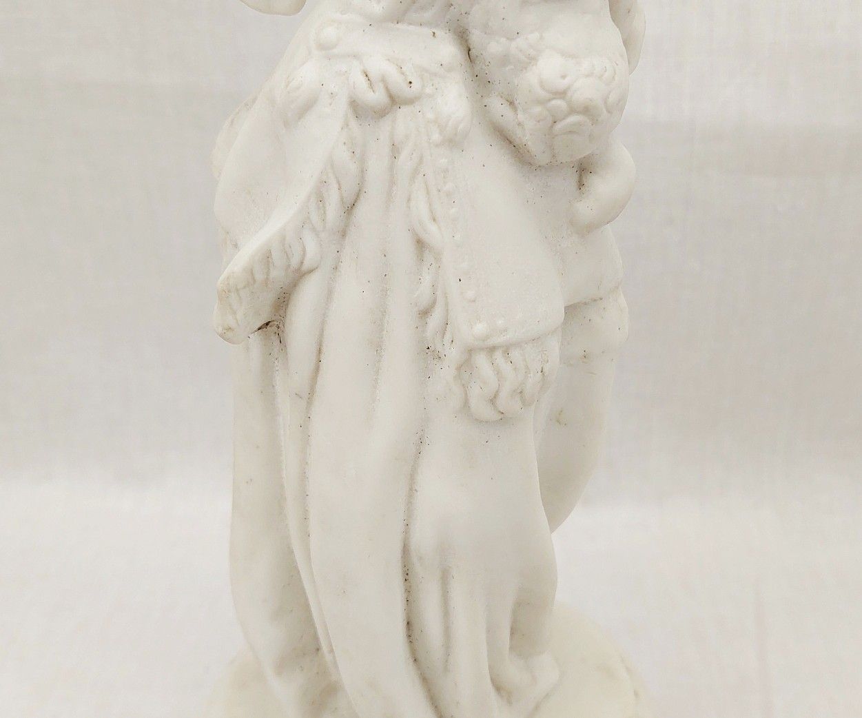 c1850 Victorian Parian Ware Lady Figurine - Image 12