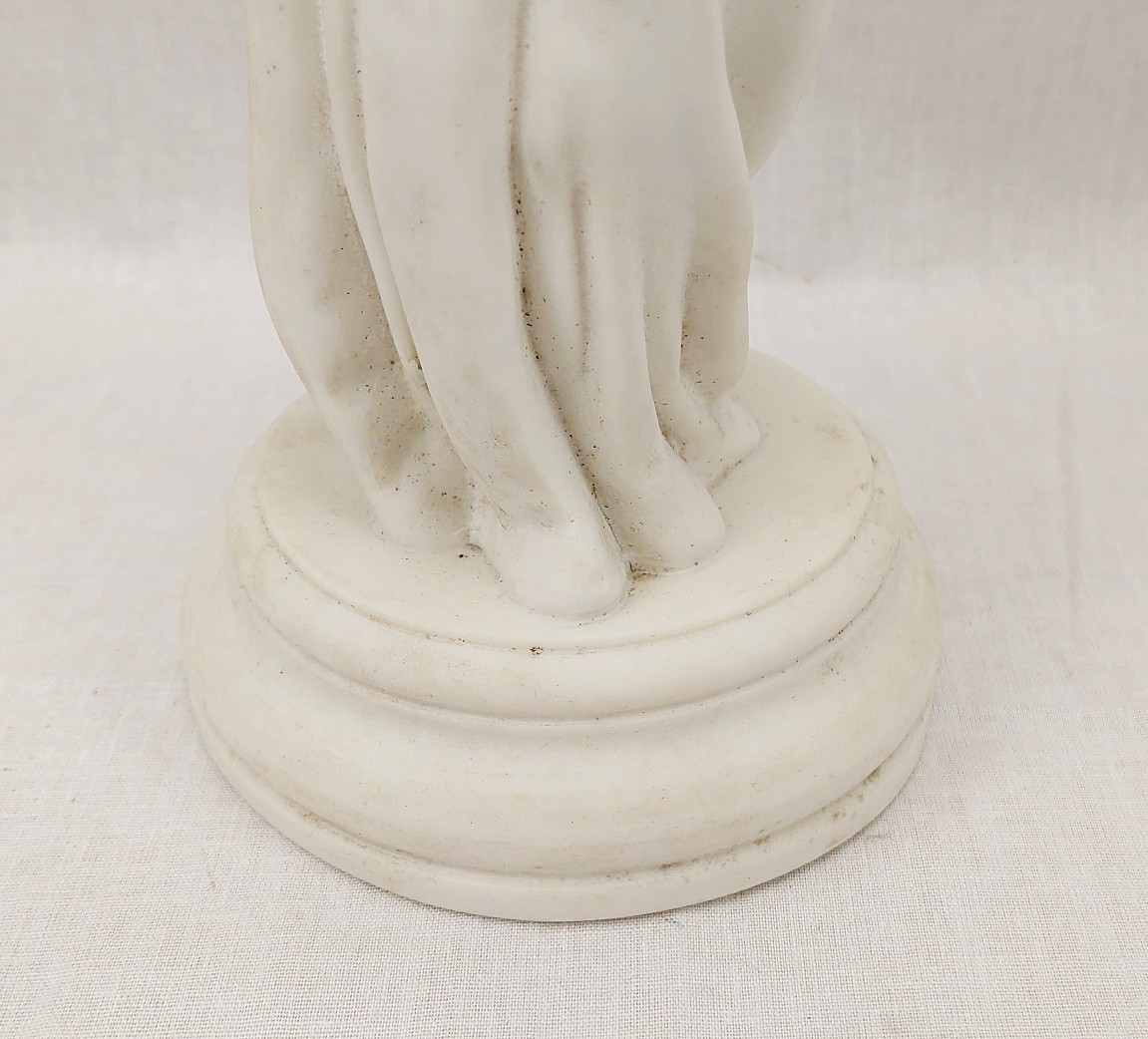 c1850 Victorian Parian Ware Lady Figurine - Image 11