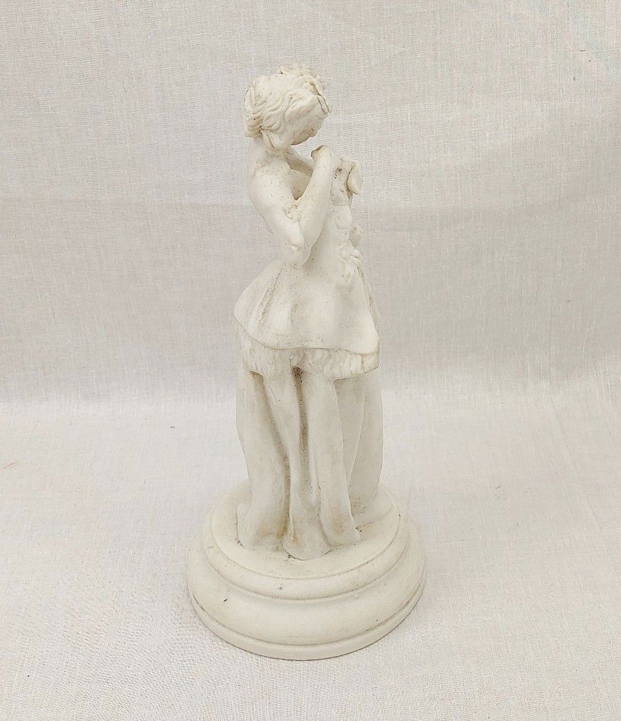 c1850 Victorian Parian Ware Lady Figurine - Image 2