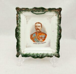 cWW1 Wall Mounted Ceramic Plaque Of Lord Kitchener