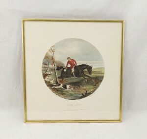 1877 Gone Away Fox Hunting Print After W J Shayer