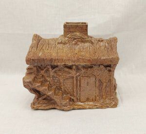 18th Century Nottingham Salt Glaze Stoneware Cottage Storage Jar