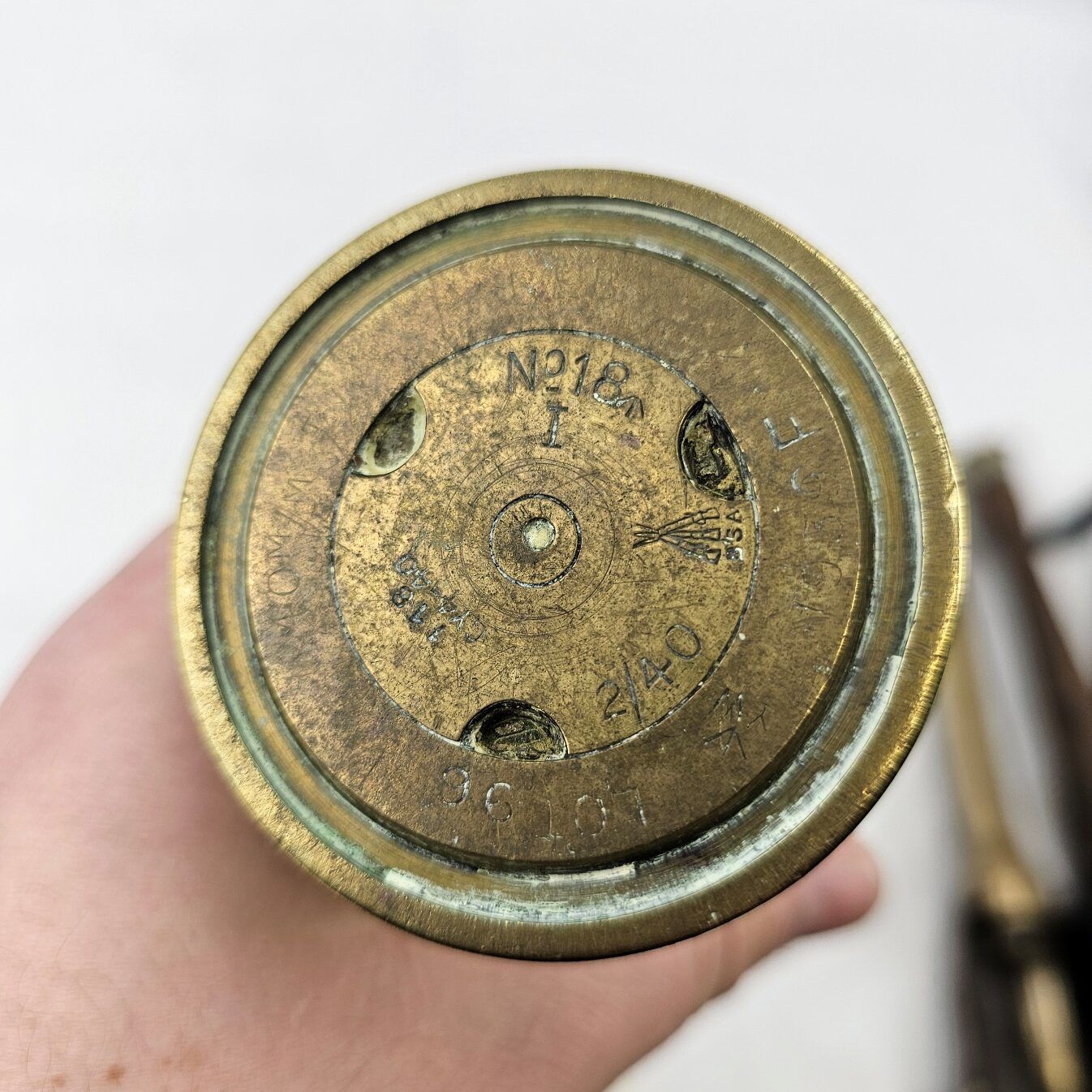 British 40mm Bofors Shell Case Trench Art Vase - Image 7