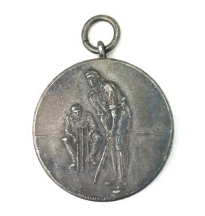 British, Inter War 1934, Army Cricket Medal: Inter Unit Cricket 1934 Winners Day Men, D.D. Otley Cook, Made by Phillips, Aldershot