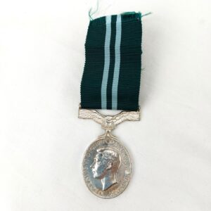 British, WW2, King George VI 1st Issue, Air Efficiency Award Medal, with Ribbon