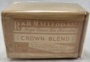 C1920s Full Unopened Packet of Macleons Crown Blended Tea