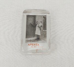 Early 20th Century Apenta Water Advertising Paperweight