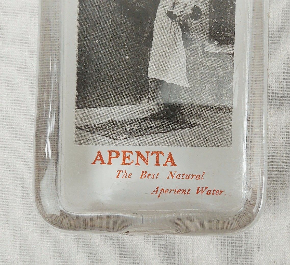 Early 20th Century Apenta Water Advertising Paperweight - Image 5