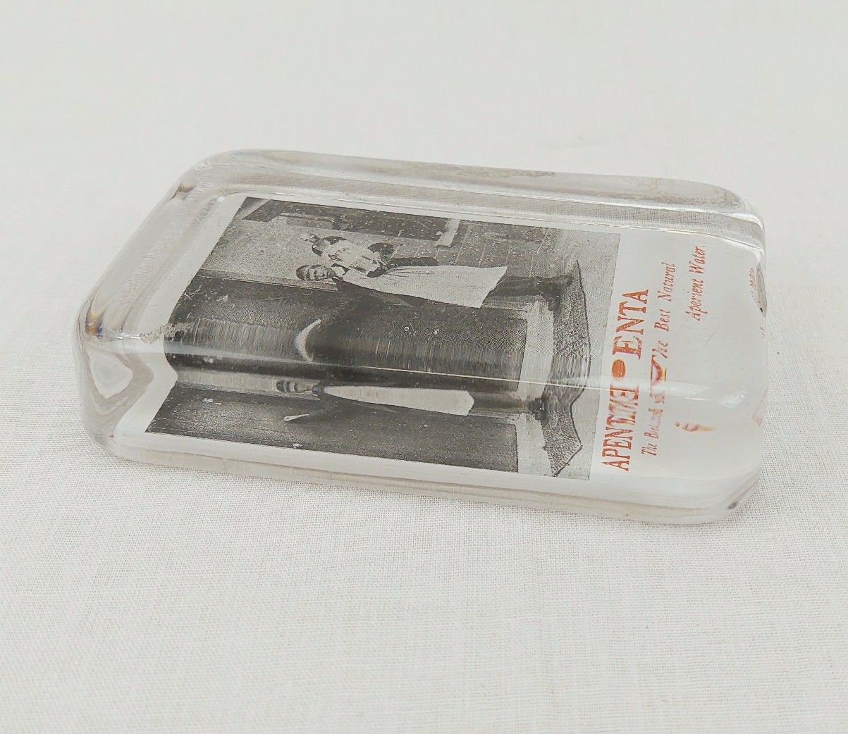Early 20th Century Apenta Water Advertising Paperweight - Image 3