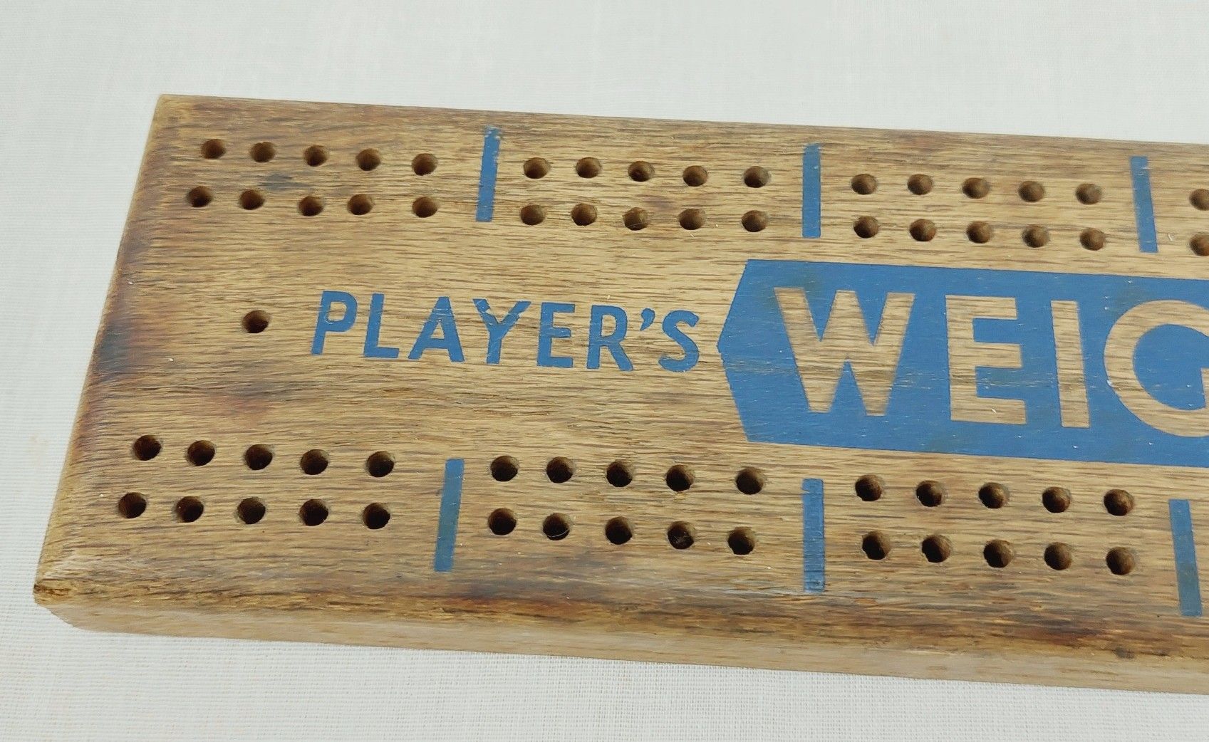 Early 20th Century Players Weights Cigarettes Advertising Cribbage Board - Image 4